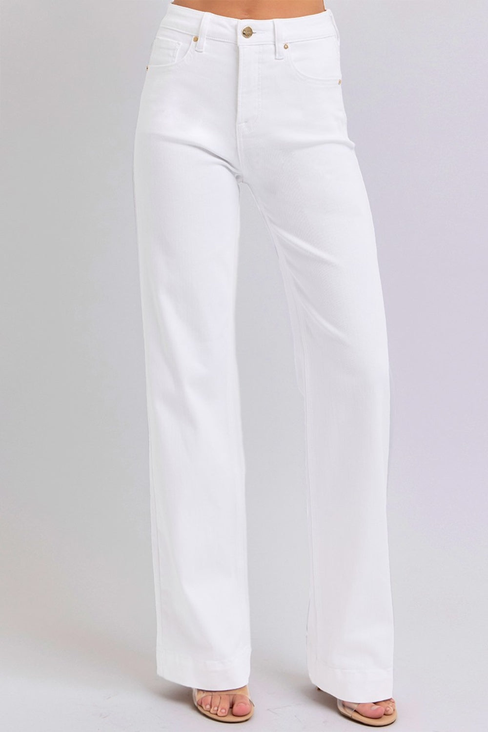 Full Size High Waist Straight Jeans