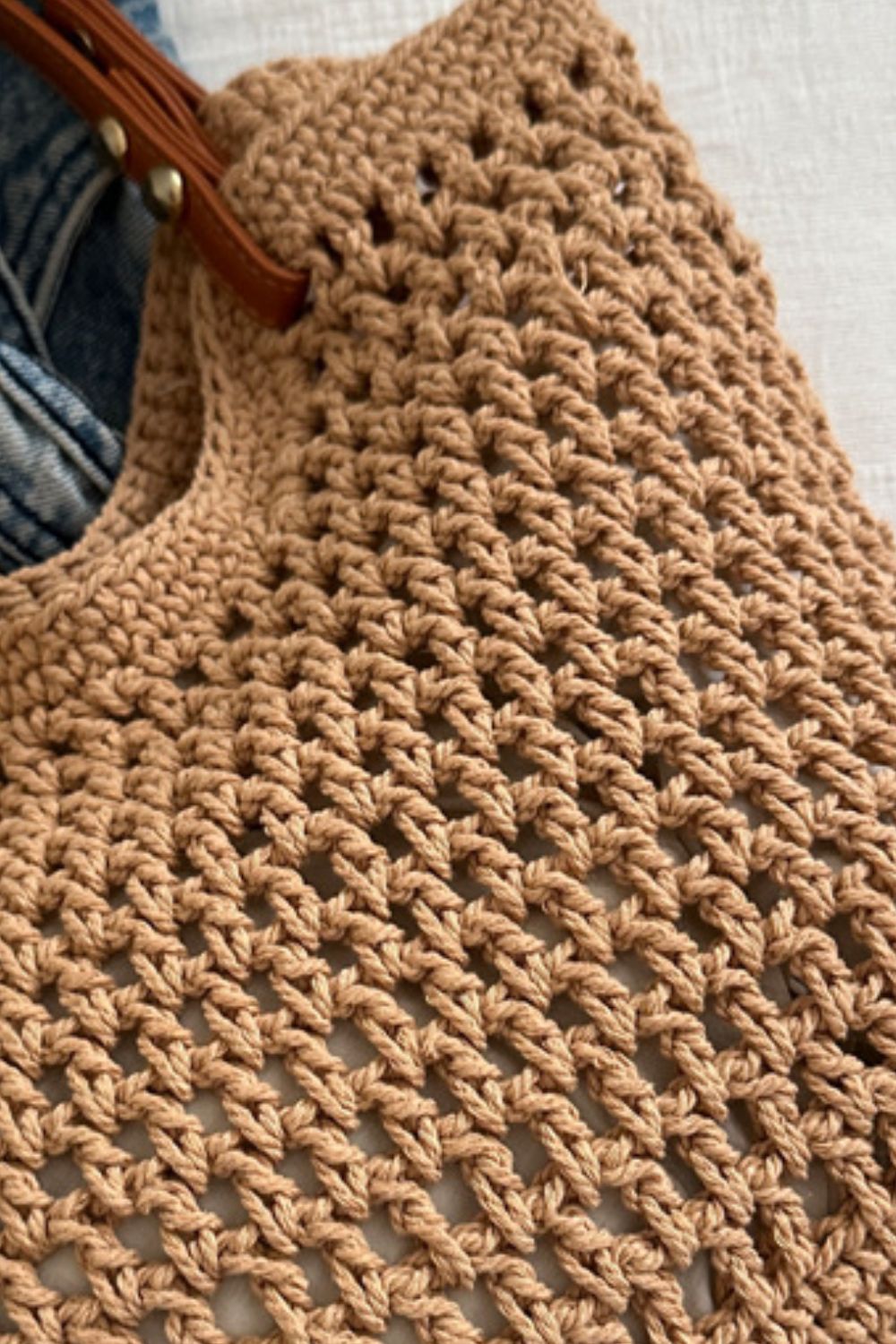 Cotton Woven Tote Bag