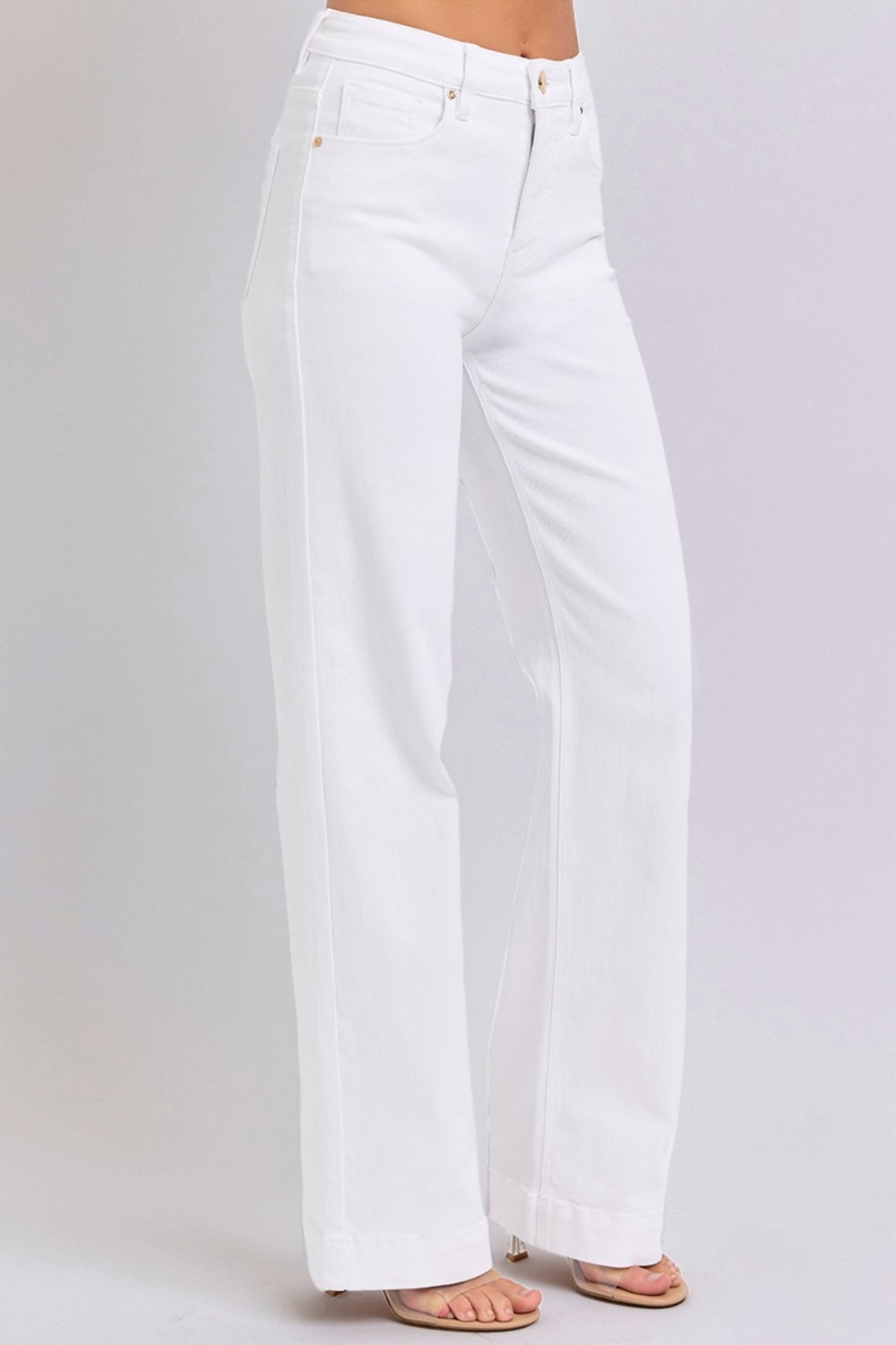Full Size High Waist Straight Jeans